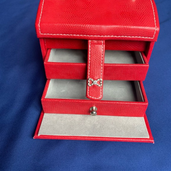 Red Jewelry Box - Picture 2 of 4